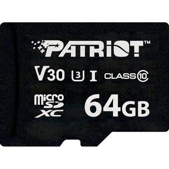 Карта памяти Patriot PSF64GVX31MCX micro SDXC 64Гб/V30