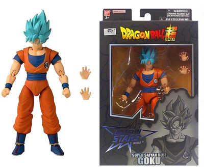 Bandai Подвижная фигурка Сон Гоку (Son Goku) Super Saiyan Blue из аниме Драгон болл / Dragon ball
