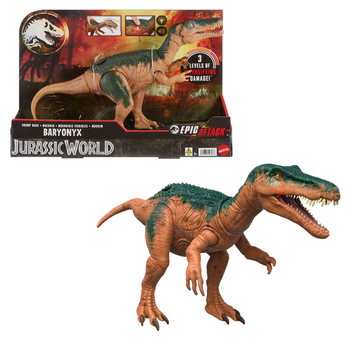 Динозавр Барионикс Мир юрского периода Jurassic World Epic Attack Baryonyx Dinosaur Mattel (HTP68)