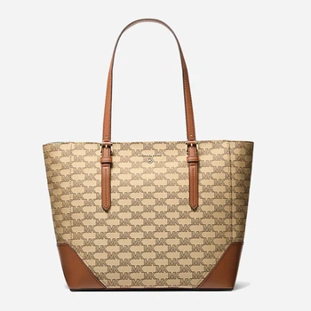 Сумка шопер жіноча зі штучної шкіри Michael Kors 388890070 Бежева (1159818930)