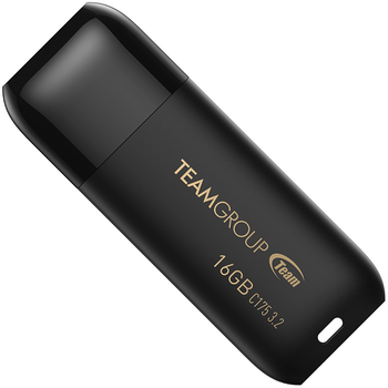 Флеш память USB Team C175 16GB USB 3.2 Gen1 Pearl Black (TC175316GB01)