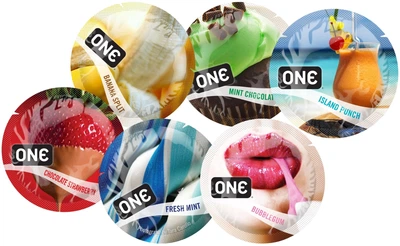 Презервативи One Flavor Waves Ароматизовані Різноколірні 6 шт (ROZ6400229335)