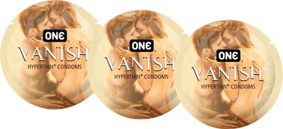 Презервативи One Vanish Hyperthin Ультратонкий 3 шт (ROZ6400230319)