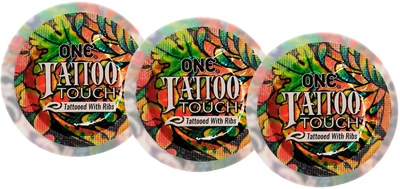 Презервативы One Tattoo Touch з текстурним малюнком 3 шт (ROZ6400230328)