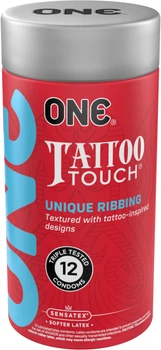 Презервативи One Tattoo Touch 12 шт (ROZ6501053325)