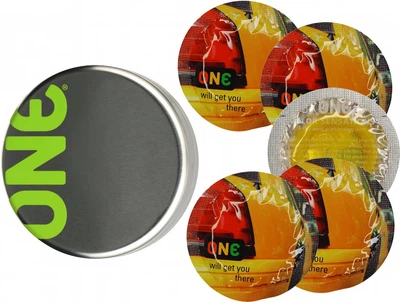 Презервативи One Color Sensation Will Get You There Жовті 5 шт у кейсі (ROZ6501052009)