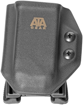 Паучер ATA Gear SPORT под магазин Glock 17/19/34. Цвет - черный