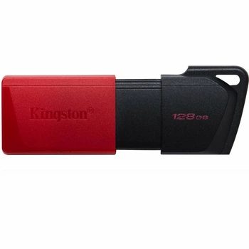 USB флеш-накопичувач, флешка Kingston USB3.2 Gen. 1 DT Exodia M 128GB Black/red (DTXM/128GB)