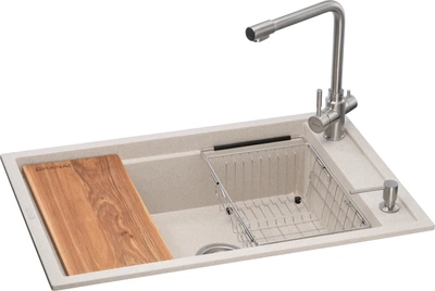 Кухонная мойка GRANADO Optimal Estella 5-в-1 Terra