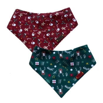 Двухсторонняя бандана для собак Duckly Hoho! XS