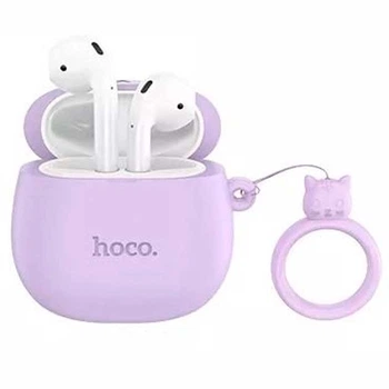 Бездротові блютуз навушники HOCO EW45 Bluetooth TWS Фіолетовий