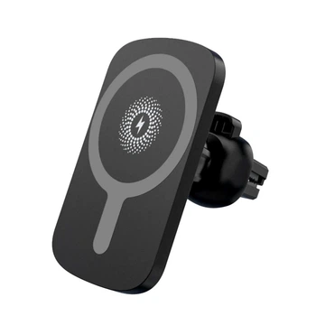 Швидка 15W MagSafe магнітна бездротова автомобільна зарядка в машину для телефону Apple iPhone FDGAO B470 (GS-90718)