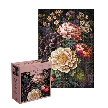 Пазлы трехслойные панорамные 500 элем. Flowers 4 Interdruk 370075