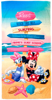 Ręcznik plażowy Disney Minnie Mouse z bawełny 70 x 140 cm (8435631345145)