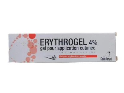 Эритрогель 4% Bailleul (Эритромицин) Erythrogel гель от акне, 30г.