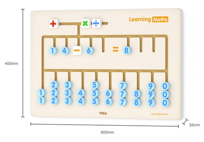 Таблиця розвиваюча для навчання лічбі Viga Montessori (6934510506759)