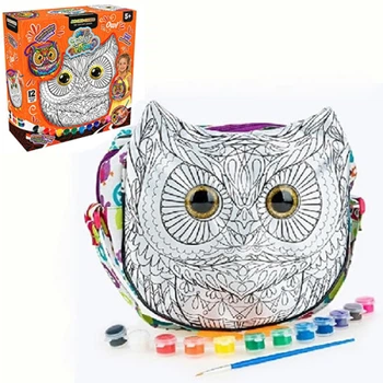Детская сумка-раскраска Danko Toys CPB-01-01U O, My Color Pet-Bag, Сова (CPB-01-01U-RT)