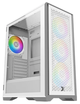 Корпус Midi-Tower без БЖ Xigmatek LUX S Arctic White (210х485х380мм)