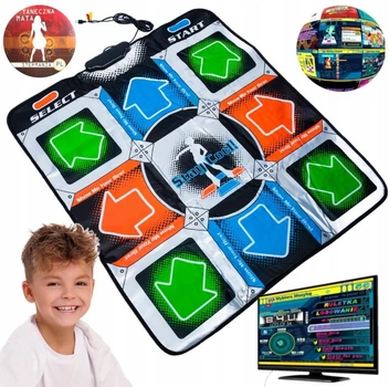 Танцевальный коврик от usb для ПК Dance mat Dance Pad с CD