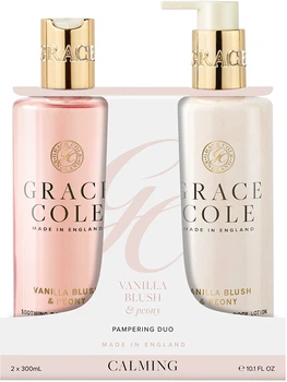 Набор для тела Vanilla Blush & Peony Duo Grace Cole, (300мл/300мл)