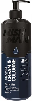 Крем-одеколон 2 в 1 Artic Blue Nishman, 400 мл