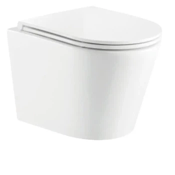 Унітаз підвісний із сидінням Soft Close Slim Duroplast Mixxus Premium Bevel-0301-R 515x355x365mm система змиву RIMLESS (MP6470)