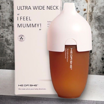 Пляшечка антиколікова HEORSHE - Рожева, 240 ml