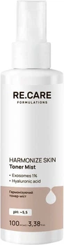 Гармонізуючий тонер-міст RE.CARE Harmonize Skin Toner Mist 100 мл (4823109410954)