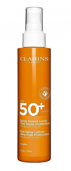 Солнцезащитное лосьон для тела Clarins Sun Spray Lotion Very High Protection SPF 50 150ml
