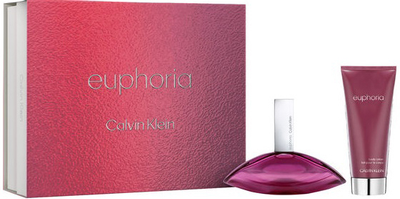 Подарунковий набір для жінок Calvin Klein Euphoria Парфумована вода 100 мл + Лосьйон для тіла 100 мл (3616305433749)