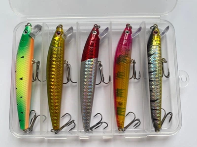 Воблер Minnow 10см, 8г кольоровий, набір 5 шт