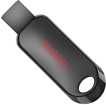Флеш память USB SANDISK Cruzer Snap 128GB USB 2.0 Black (SDCZ62-128G-G35)