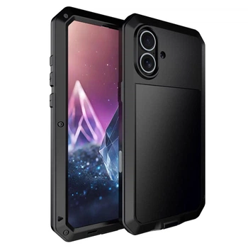 Противоударный чехол Primo Doom Armor для смартфона Apple iPhone 16 - Black