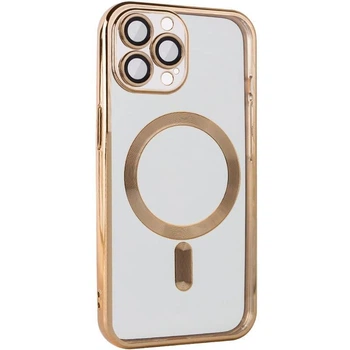 Чехол FIBRA Chrome Case With MagSafe for iPhone 16 Pro Max Gold