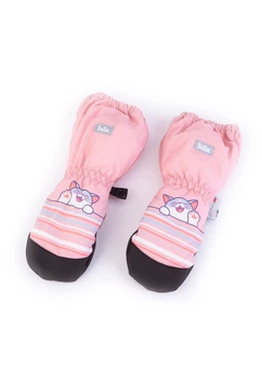 Варежки краги детские tutu 06329 4-6 Розовые
