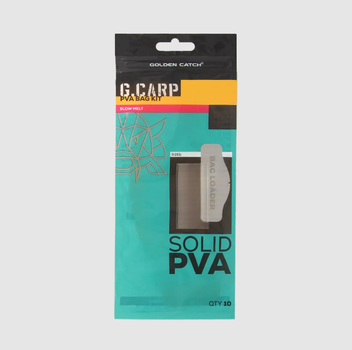 ПВА пакет GC G.Carp PVA Bag Kit Slow Melt 60x120мм S(10шт),3265015