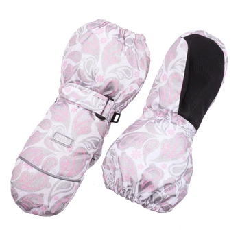 Варежки краги детские tutu 04696 2-4 Серебристые