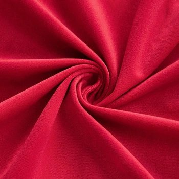 Ткань велюр LuxFabric полиэстер 330 г/м² 1,50 м 1 м Красный (ТП1531е07)