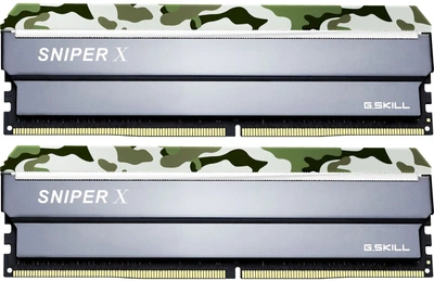 Оперативна пам'ять G.Skill Sniper X DDR4-3200 32768MB PC4-25600 (Kit of 2x16384MB) White Camo (F4-3200C16D-32GSXFB)