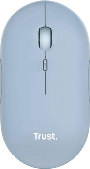Комп'ютерна миша Trust Puck Rechargeable Ultra-Thin бездротова синя