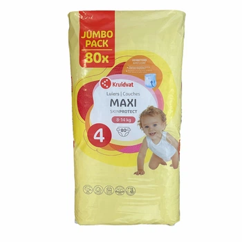 Дитячі підгузки Kruidvat Jumbo Pack 4 maxi 8-14 кг 80 шт