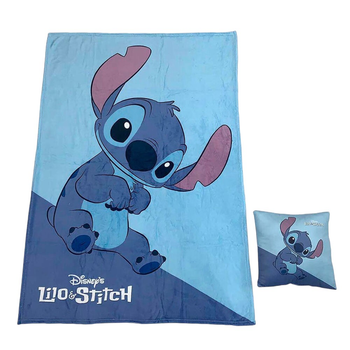 Ковдра Disney Stitch з подушкою 110 x 150 см (8435746906934)