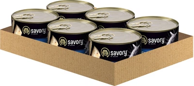 Консервований корм Savory Cat Adult Fish 200 г