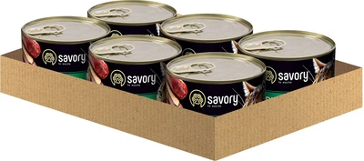 Вологий корм Savory для котів з качкою 200 г