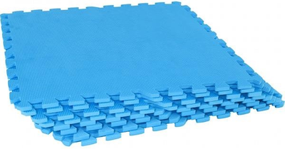 Zestaw mat ochronnych Gorilla Sports 60 x 60 x 1.2 cm 8 szt Blue (4260438733475)