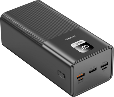 УМБ Swissten Power Line Bank For Laptop 50000 mAh 100W PD Black (8595217481282)