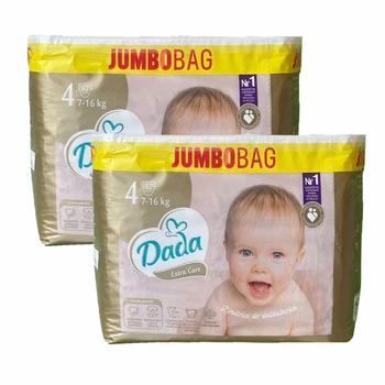 Підгузки Dada Extra Care Jumbo Bag Розмір 4 Junior (7-16 кг), 164 шт