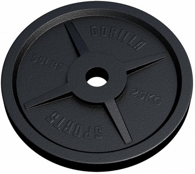 Obciążenie Gorilla Sports Olympia 25 kg (4250663108070)