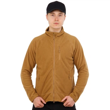 Кофта флісова толстовка чоловіча фліс на блискавці SP-Sport Military Rangers 9406 розмір 2XL Khaki