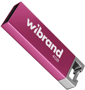 Флеш память USB Wibrand Chameleon 4GB USB 2.0 Pink (WI2.0/CH4U6P)